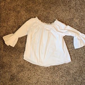 Off the shoulder Copper Key top size small